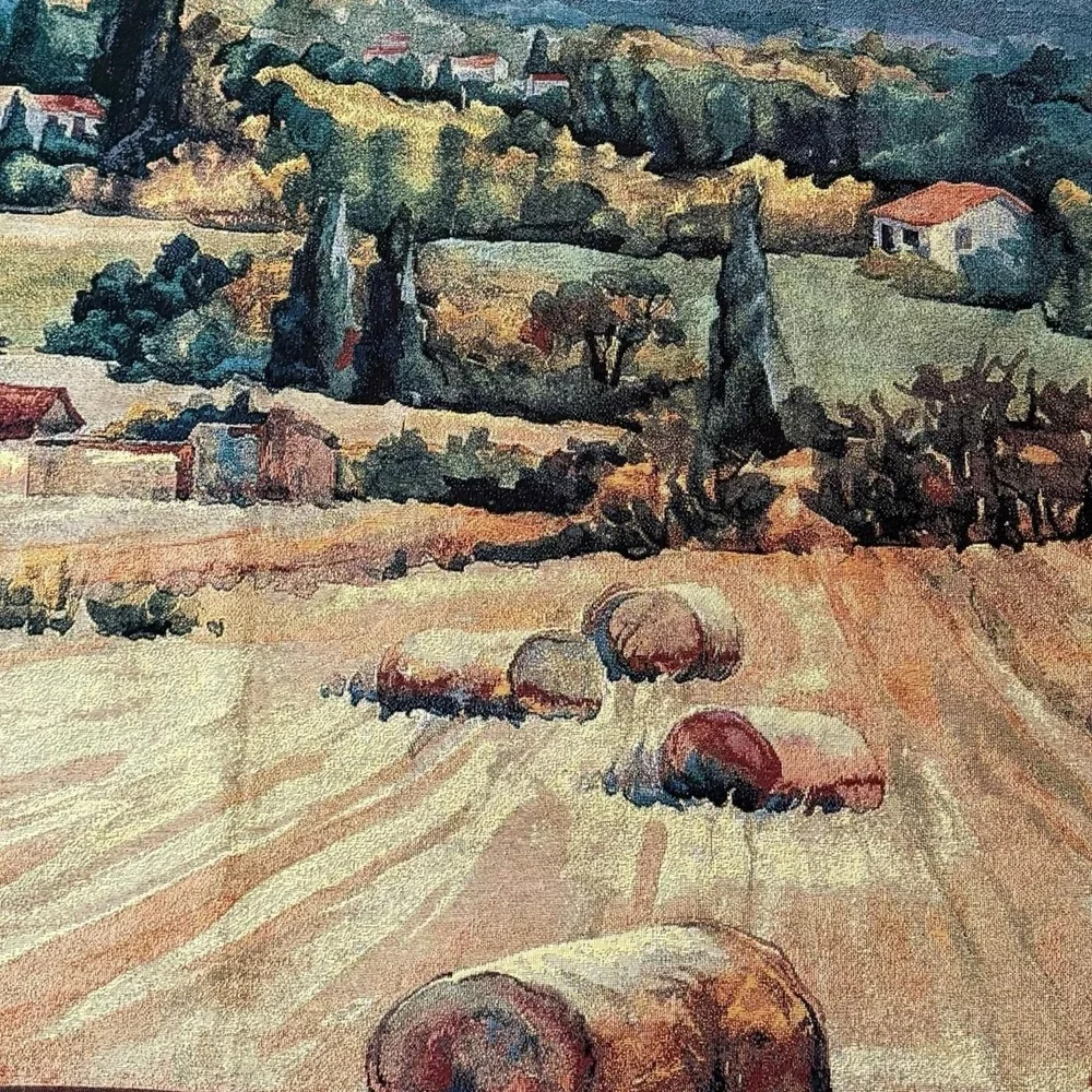 Riddle Home & Gift French Tapestry Rod Pocket Wall Hanging Tuscan‎ Landscape